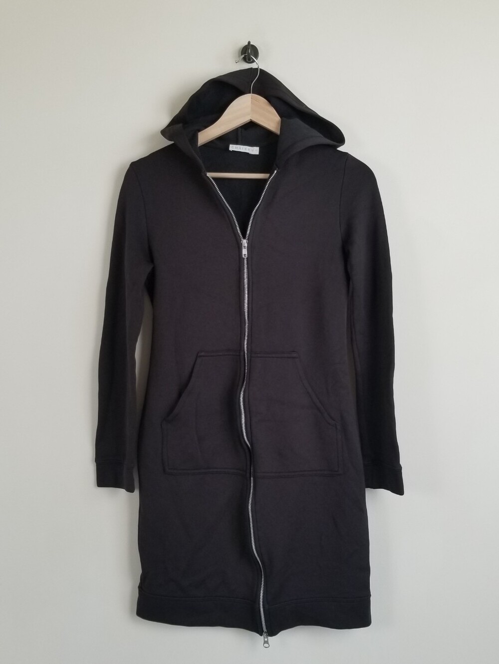 Chaiken Hooded Zip Front Dress Size Small